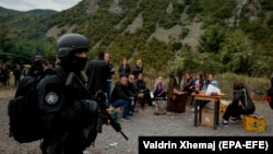 Barikade na Jarinju i specijalne jedinice Policije Kosova, 22. septembar 2021. 
