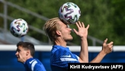 Тренировка сборной Финляндии, 15 июня 2021 года