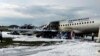 Russia -- A Sukhoi Superjet 100 (SSJ-100) passenger plane in flight at the MAKS-2017 Moscow Region. July 23, 2017