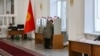 KYRGYZSTAN -- On November 17, 2024, The elections of deputies of city and village councils are being held in Kyrgyzstan. Election station in Bishkek