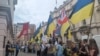 Протест біля Королівської опери в Конвент-Гардені, Лондон, проти виступів російської сопрано Анни Нетребко, 7 вересня 2025 року. 