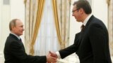 Ruski predsednik Vladimir Putin i srpski premijer Aleksandar Vučić, Moskva, maj 2016.