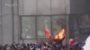 WATCH: Protesters threw firebombs at government buildings, and police responded with tear gas, in the Kosovan capital, Prishtina. The demonstration was against an EU-brokered agreement on improving relations with Serbia, which gives greater autonomy to majority Serbian municipalities. (RFE/RL's Balkan Service)