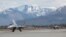 The runway at the US military's Joint Base Elmendorf-Richardson in Alaska. 