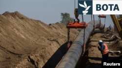 Ndërtimi i tubacionit të gazit (fotografi ilustruese).