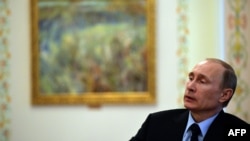 Президент России Владимир Путин. Москва, 5 марта 2014 года.