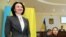 Голова Вищого антикорупційного суду Олена Танасевич після перших зборів суддів Вищого антикорупційного суду. Київ, 7 травня 2019 року 