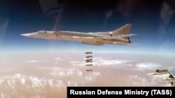 Расейскі Ту-22М3 бмбуе Сырыю, 2017 год