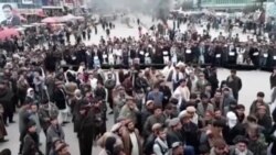 مظاهره کوونکو په پلخمري کې د کابل مزار لویه لار وتړله