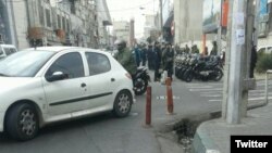 Heavy security forces presence in Tehran on Dec 16, 2019