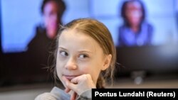 Activista suedeză Greta Thunberg 31 ianuarie, 2020