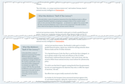 An embedded Backgrounder with 'Center' layout (top) and 'Side' layout (bottom).
