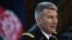 U.S. Army General John Nicholson, commander of U.S. forces in Afghanistan, takes part in a press conference in Kabul on August 24.