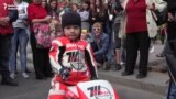 Ukraine's Youngest Motorcyclist