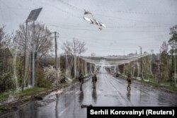 Військові 24-ї окремої механізованої бригади ЗСУ у прифронтовому місті Дружківка на Донеччині, 24 квітня 2026 року