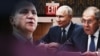 Коллаж: Радослав Сикорский, Владимир Путин, Сергей Лавров
