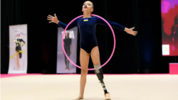 10-Year-Old Ukrainian Gymnast Wins Gold After Losing Leg In Russian Strike
