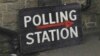 U.K. -- Liberal Democrat party leader Nick Clegg waves as he stands with his wife Miriam Gonzalez Durantez after casting their vote at a polling station in Sheffield, 06May2010