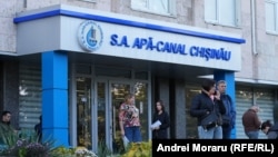 Sediul companiei municipale Apă-Canal Chișinău.