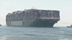 Після 106 днів полону і понад пів мільярда штрафу судно Ever Given залишило Єгипет (відео)