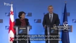 იენს სტოლტენბერგი სალომე ზურაბიშვილთან შეხვედრის შესახებ