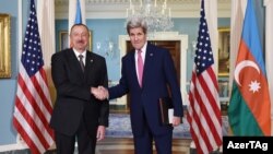 İlham Əliyev və John Kerry