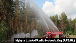 Спасатели Донецкой области тренировались в лесах под Лиманом