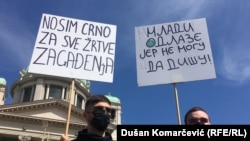 Više hiljada učesnika iz svih krajeva Srbije okupilo se na protestu u centru Beograda