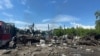 Наслідки удару РФ по Дергачах, 25 травня 2026 року