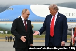 Зустріч Дональда Трампа з Володимиром Путіним в Анкориджі. Аляска, 15 серпня 2025 року