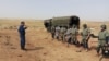 Syria -- Armenian demining experts prepare to clear a minefield near Aleppo. (Photo by the Armenian Center for Humanitarian Demining and Expertise.)