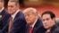 Američki predsjednik Donald Trump, sa državnim sekretarom Marcom Rubiom (desno) i američkim ambasadorom u Kini Davidom Perdueom, tokom sastanaka u Pekingu 14. maja.