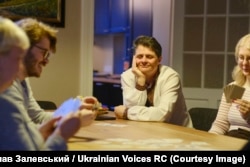 Арно Стеван з українцями у своєму домі