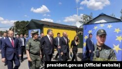 La inaugurarea punctului de control de la Cuciurgan în 2017