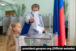 La o secție de votare în Tiraspol