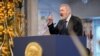 Dmitry Muratov delivers a speech during the Nobel Peace Prize award ceremony at the Oslo City Hall in Oslo, Norway, on December 10.