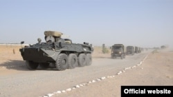 Боевые машины узбекской армии