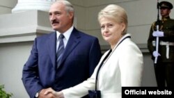 Аляксандар Лукашэнка і Дяля Грыбаўскайце, 2009 год