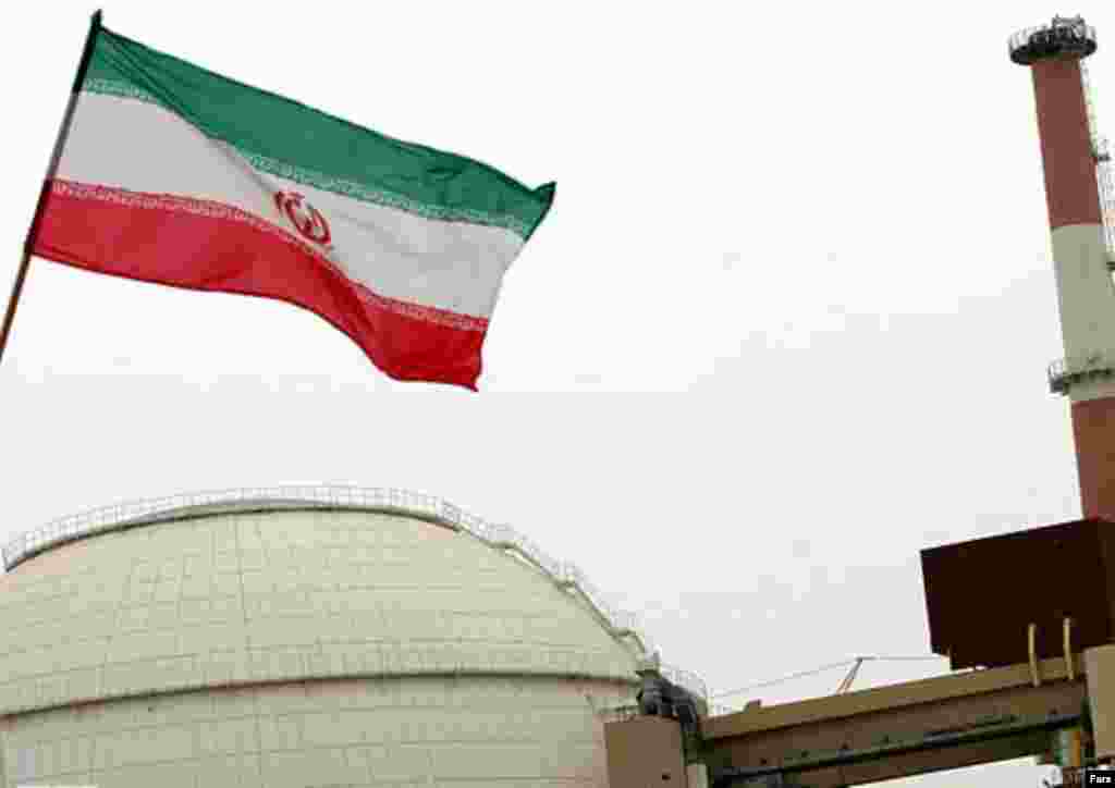 The Bushehr nuclear power plant, April 2007 (Fars) - Iran's first civilian nuclear power plant is about 92 percent complete. Iranian Atomic Energy Organization deputy head Mohammad Saedi recently said the plant's start-up date has been pushed back to March 2008.