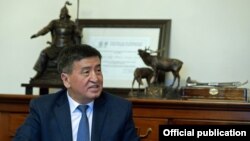 Кыргыз өкмөтүнүн башчысы Сооронбай Жээнбеков