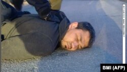 Рахмат Акілов під час затримання в квітні 2017 року