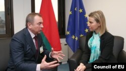 Уладзімер Макей і Фэдэрыка Магэрыні