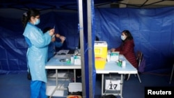 Вакцинация в Винья-дель-Мар, Чили, апрель 2021 года. Фото: Reuters