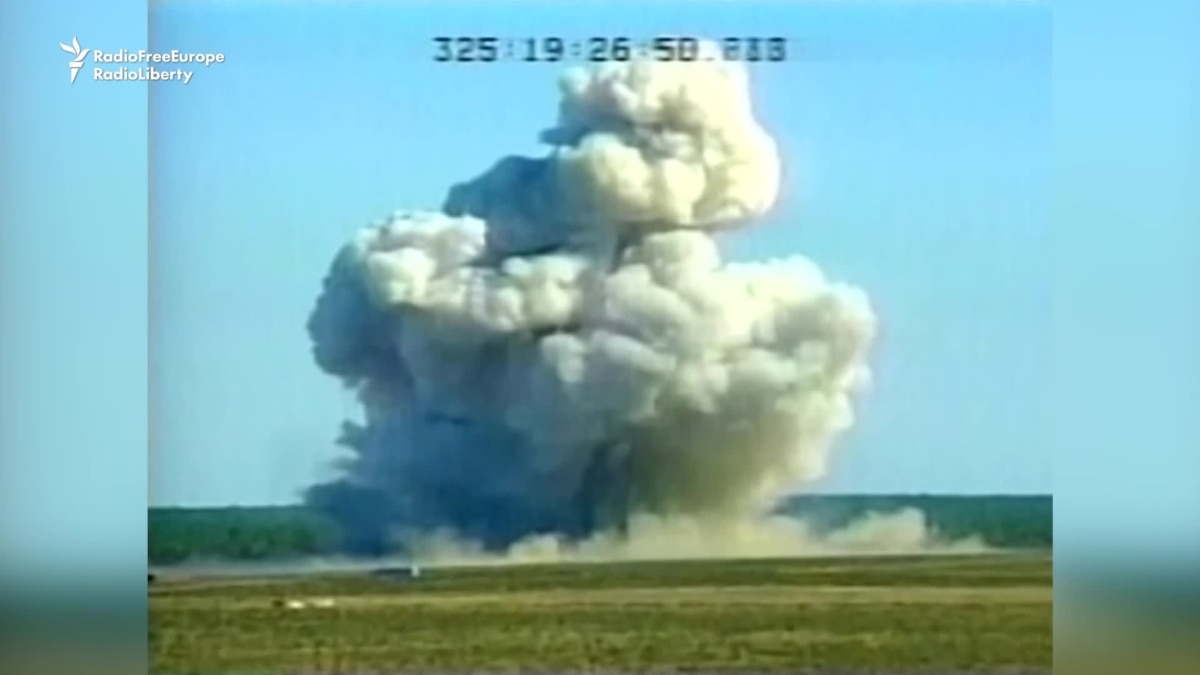 File Footage Shows Destructive Force Of Mother Of All Bombs 