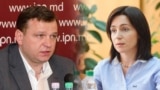 Maia Sandu (dreapta) și Andrei Năstase