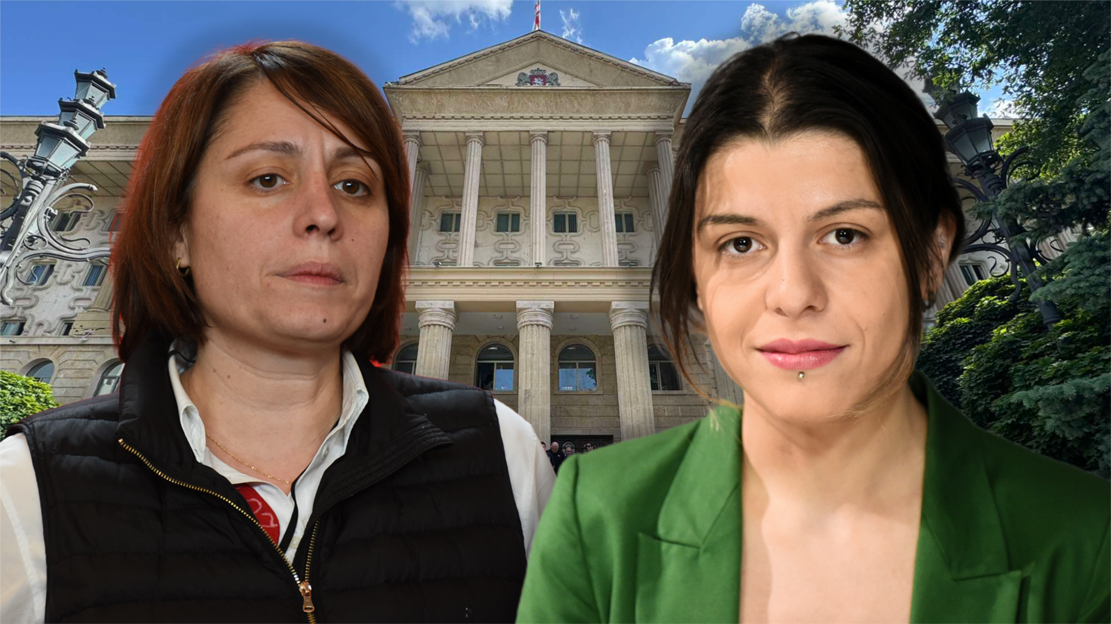 Элене Хоштария и Анна Субелиани 