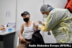 Vakcinacija starijih od 75 godina u Zetri, Sarajevo 21 april 2021.
