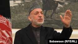 حامد کرزی رییس جمهور افغانستان 