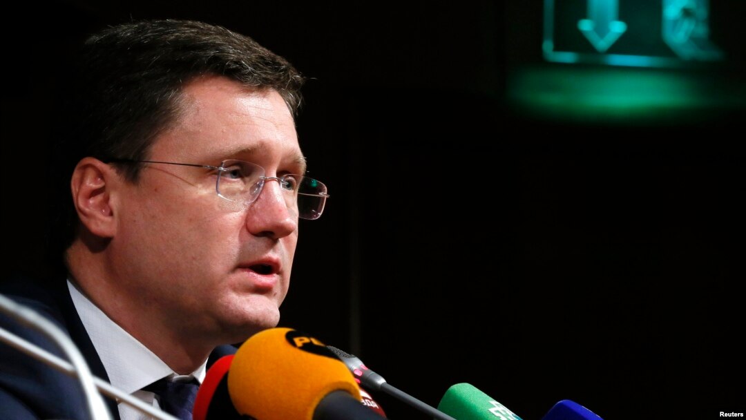 Russian Energy Minister Aleksandr Novak 