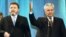 Александр Назарчук на церемонии вступления в должность губернатора Алтайского края Михаила Евдокимова (слева)